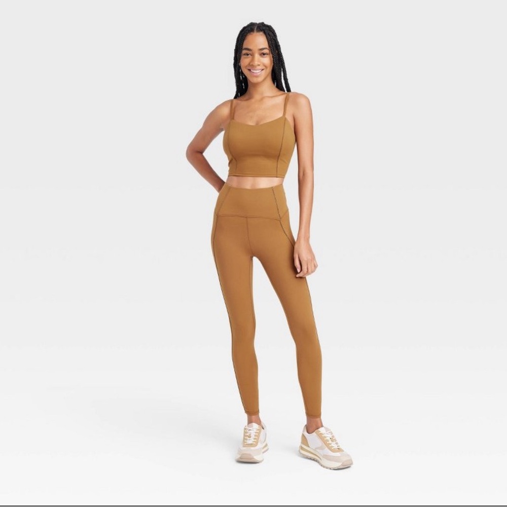 NWT JoyLab Tan Leggings set